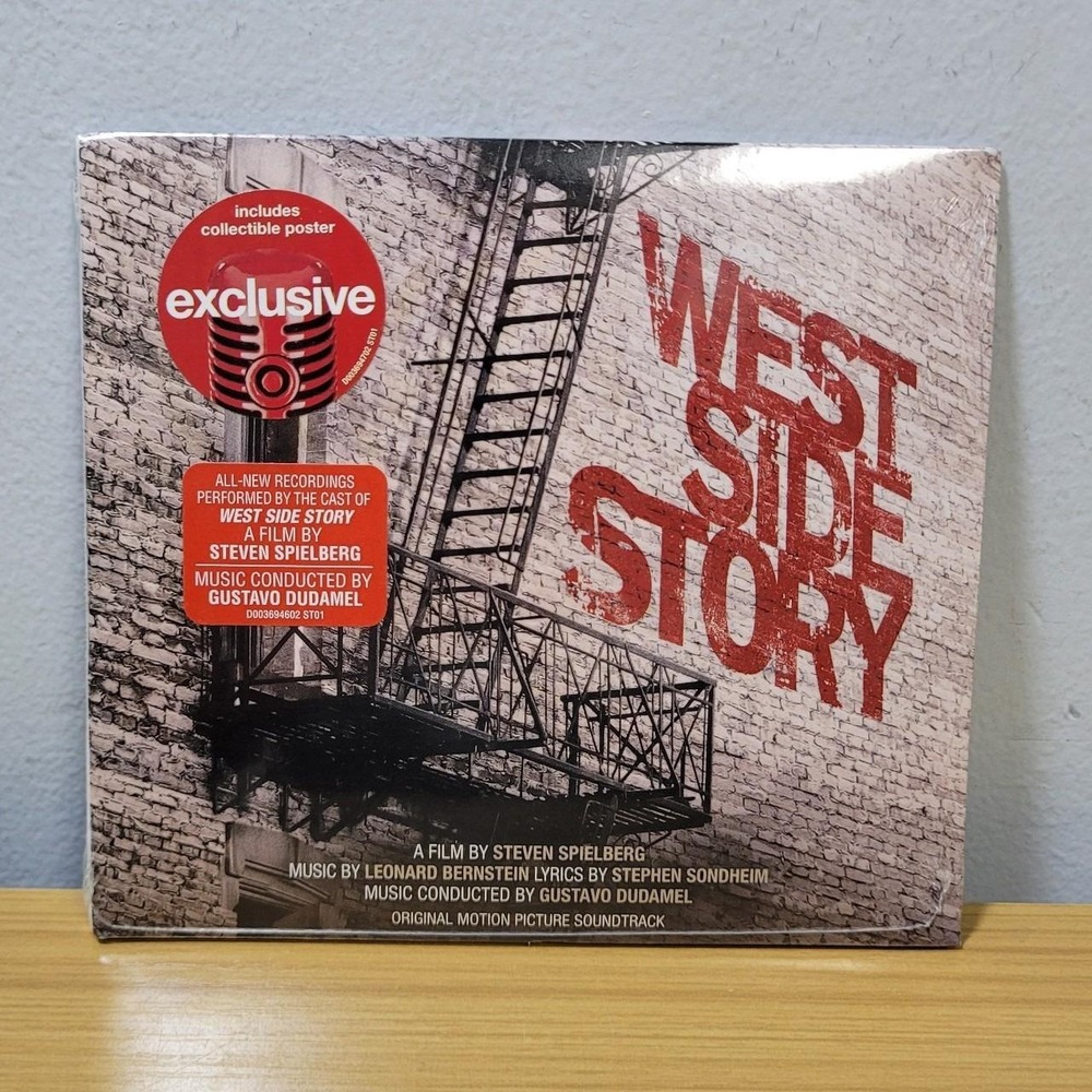 West Side Story Soundtrack CD w/ Target Exclusive Collectible Poster Digipak
